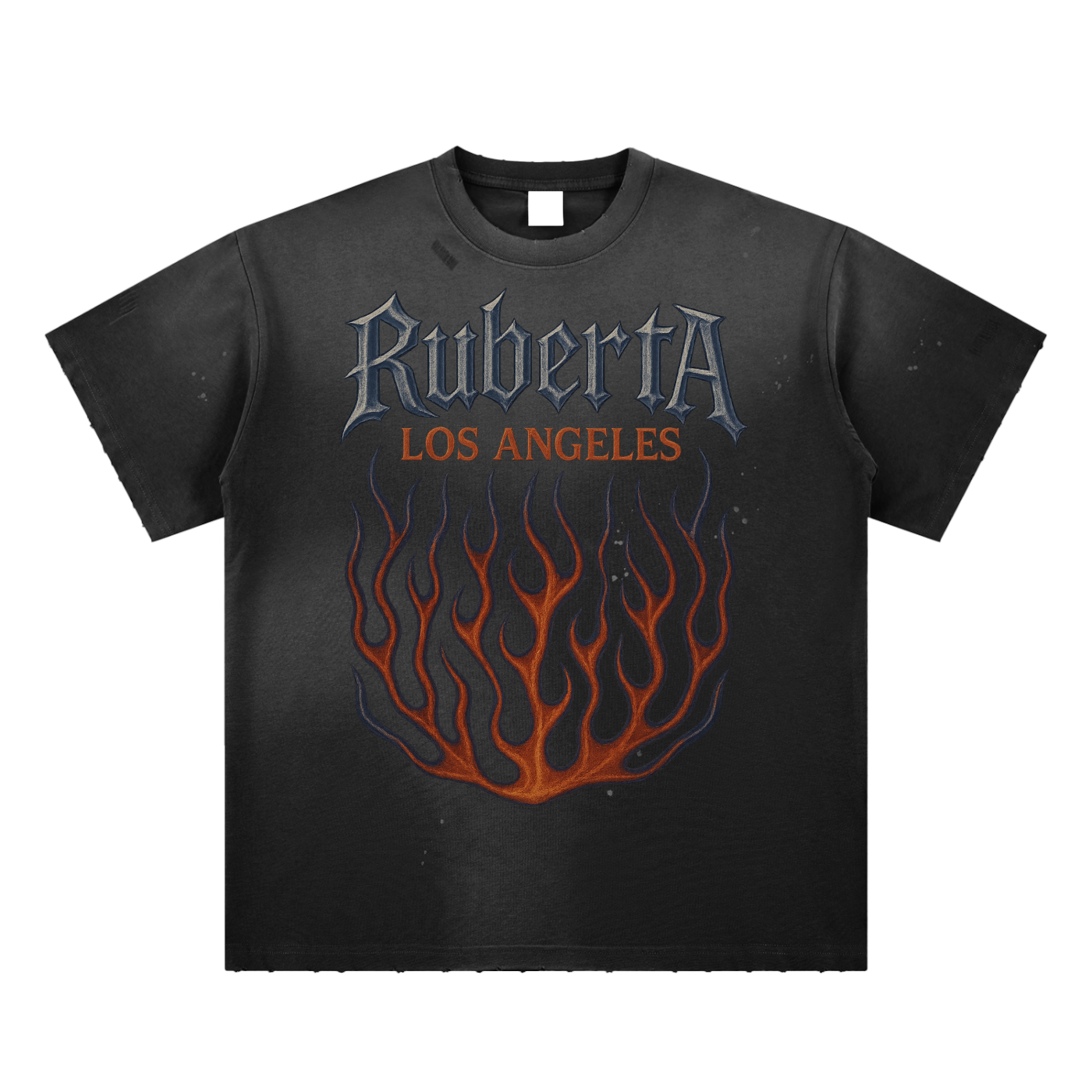 Hand-frayed,Paint-splatter,Fire Axe,Ruberta