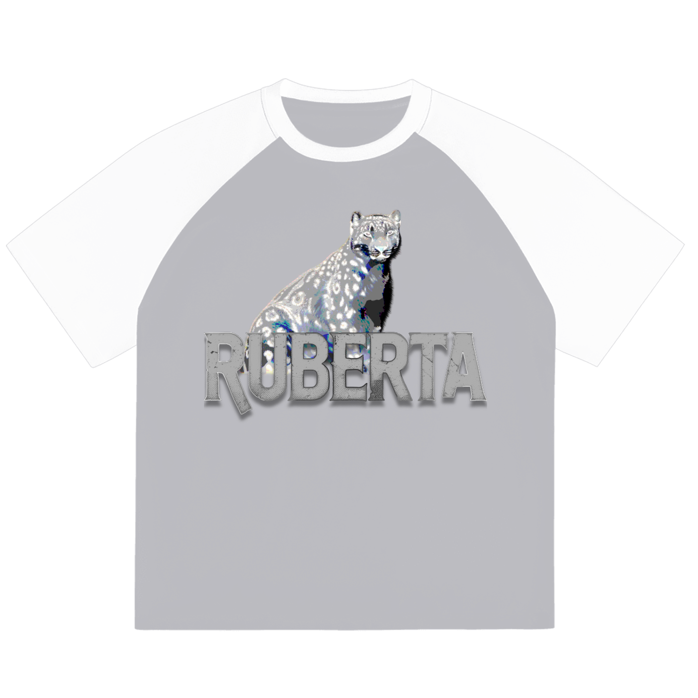 Ruberta Snow Leopard Raglan