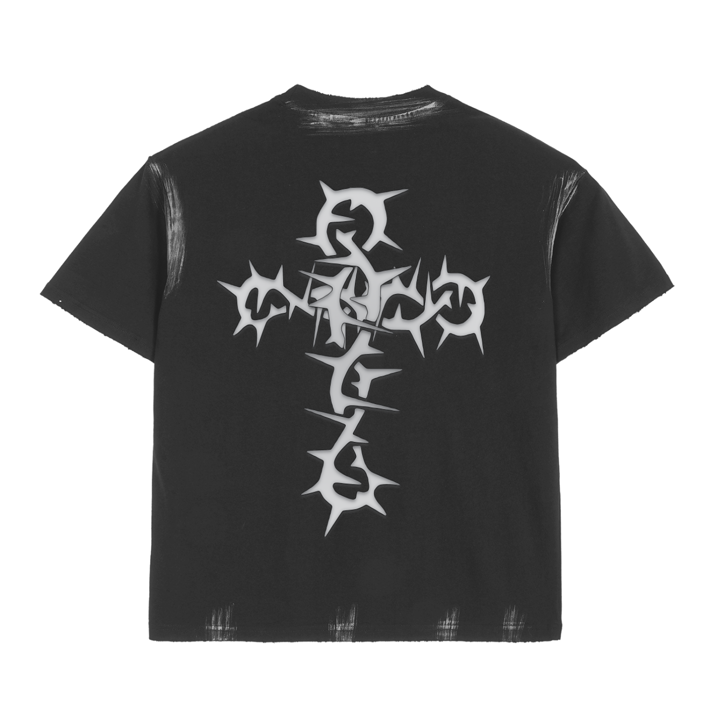 Snow Leopard Hand Brushed T-shirt