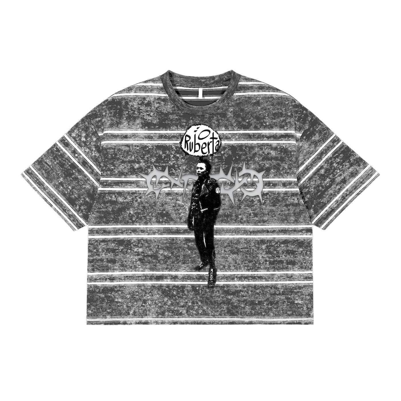 Punk Kid Stripe Boxy T-Shirt