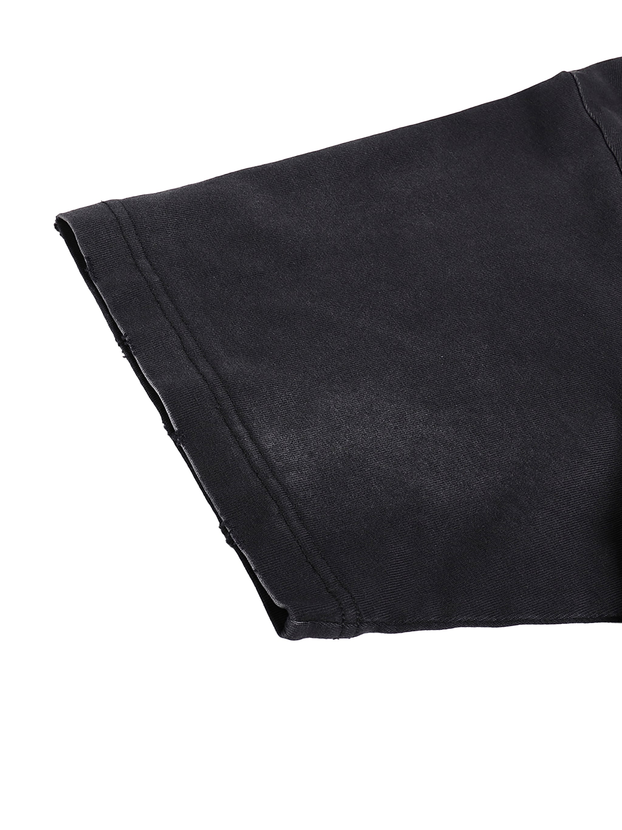 Green knight,Vintage Washed,Hand-frayed,Black,Ruberta