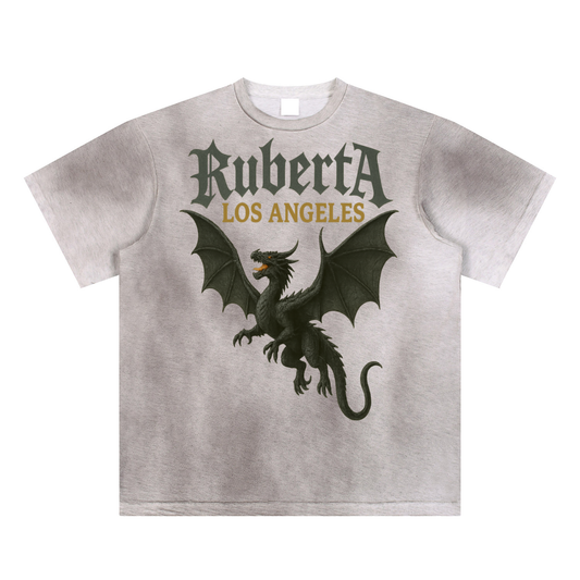 Green Dragon,Ruberta,Sun-fade,Hand painted
