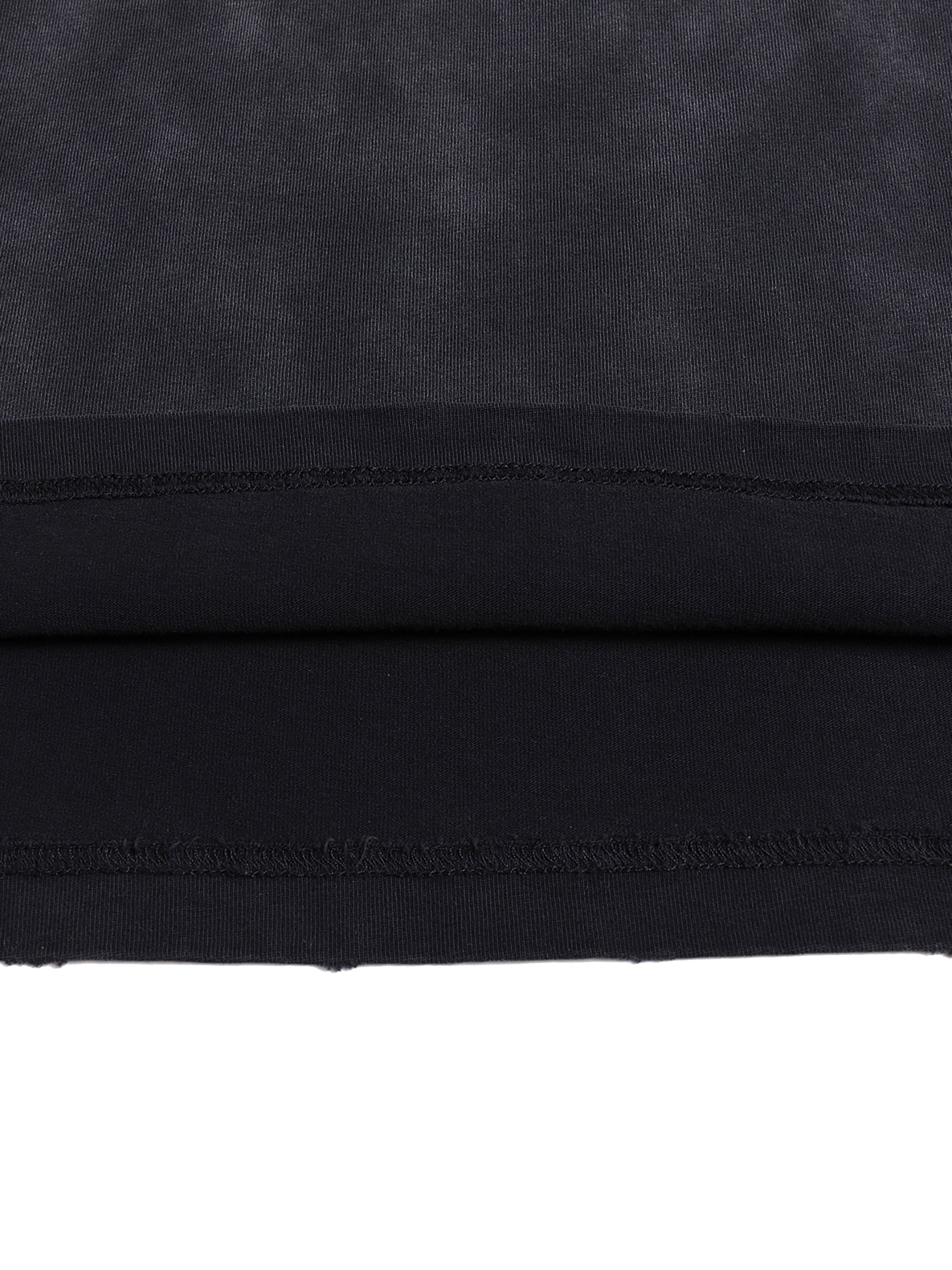 Green knight,Vintage Washed,Hand-frayed,Black,Ruberta